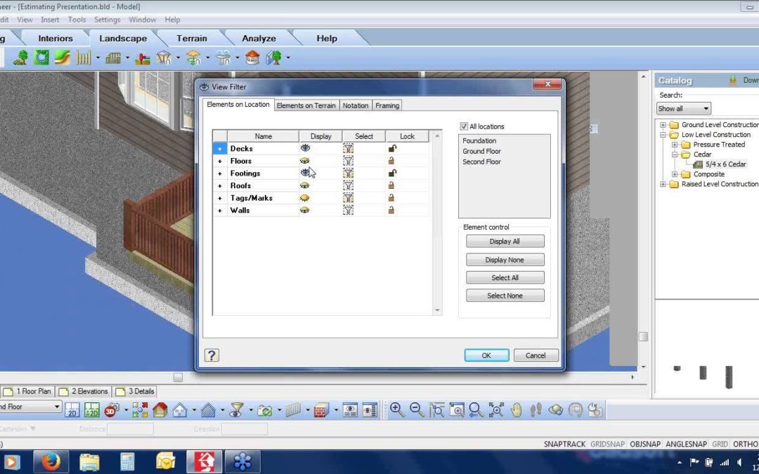 Material Takeoffs and Estimates in 3D (Video)