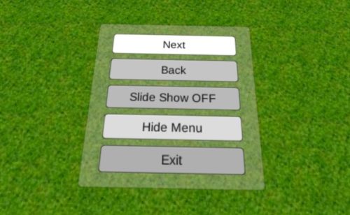 VR Screen Menu